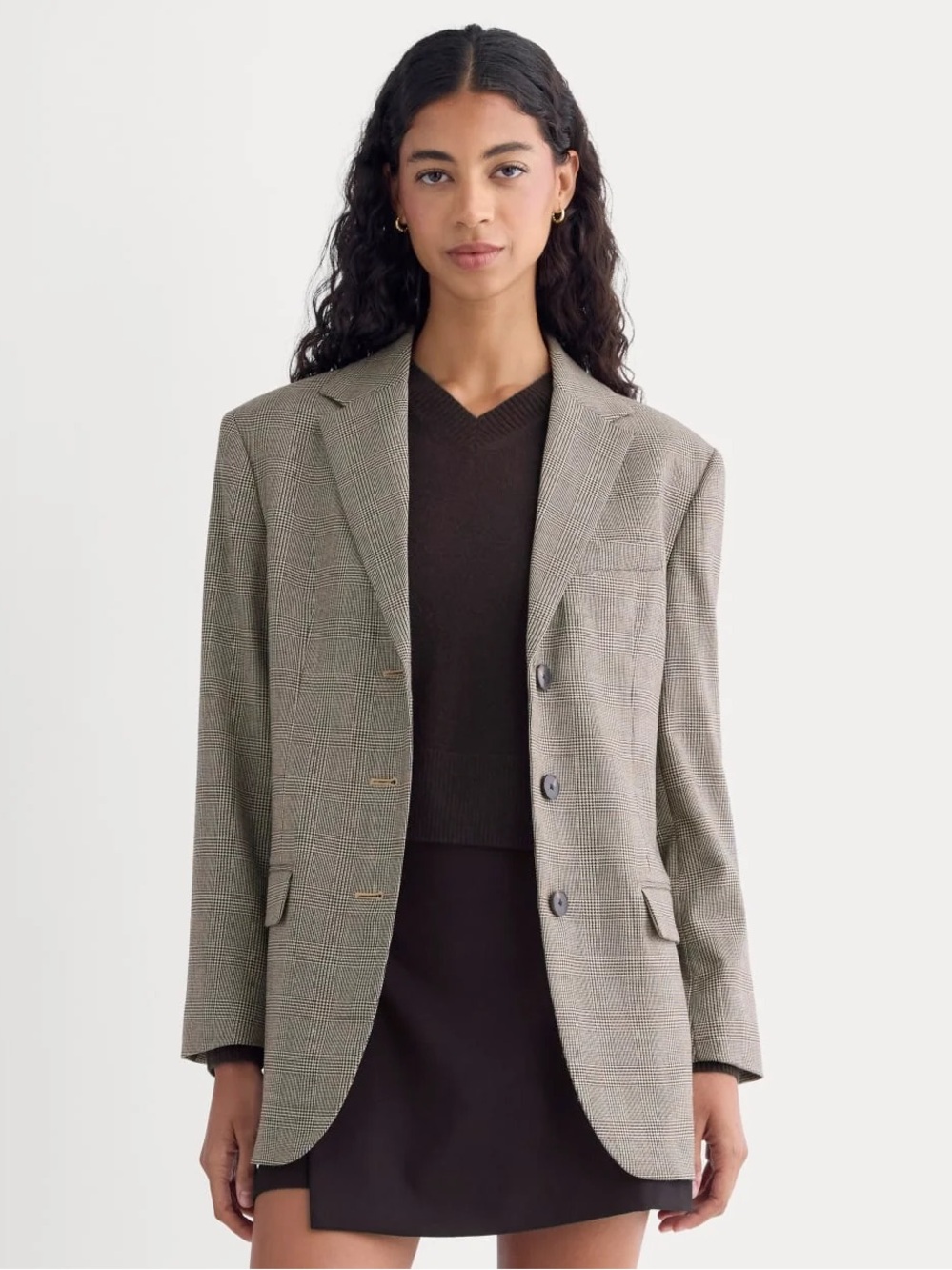 Everlane Blazer in Tailor Twill - Khaki